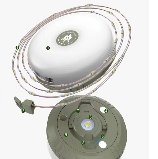 LumiTrail | Tragbare LED-Campinglampe