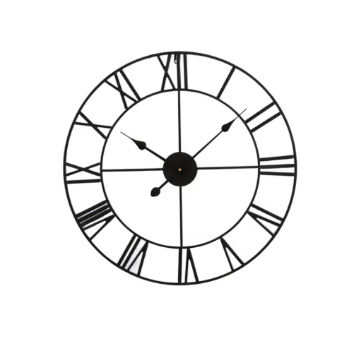 VintageTime | Retro Quarz-Wanduhr – Geräuschlos & Dekorativ