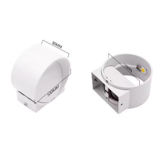 LunaGlow | LED-Wandleuchte – Rundes Design mit Eleganter Ausstrahlung