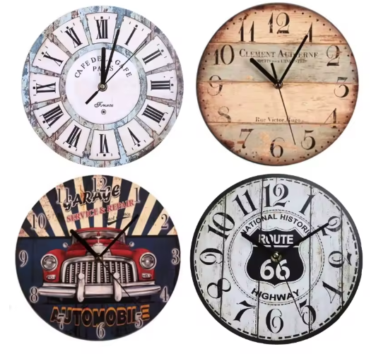 TimelessWood | Stille MDF-Wanduhr – Präzise & Geräuschlos