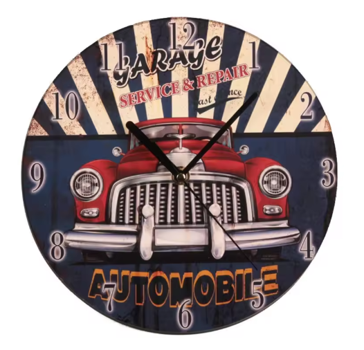 TimelessWood | Stille MDF-Wanduhr – Präzise & Geräuschlos