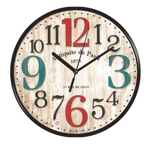 TimelessWood | Stille MDF-Wanduhr – Präzise & Geräuschlos