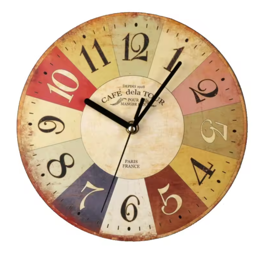 TimelessWood | Stille MDF-Wanduhr – Präzise & Geräuschlos