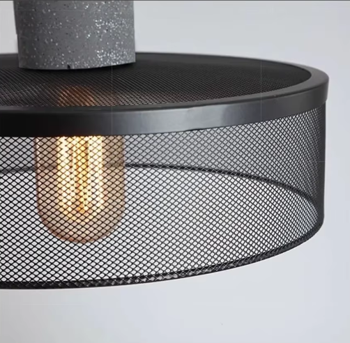 Betono_C | Industrielle LED-Pendelleuchte– Beton & Eisen