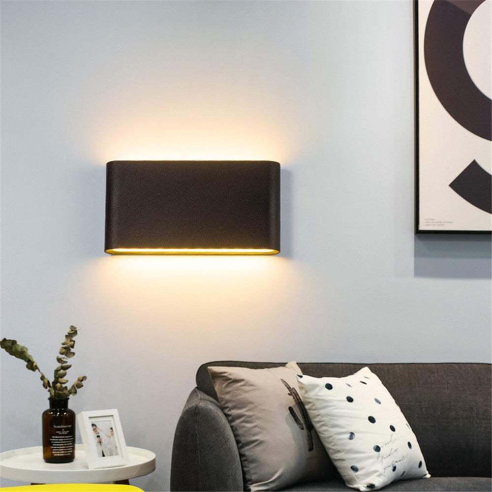 Moderne LED Außenwandleuchte – Wasserdicht, Rechteckig, 6W/12W für Eingänge und Terrassen | Außenwandlampe mit Stil-4