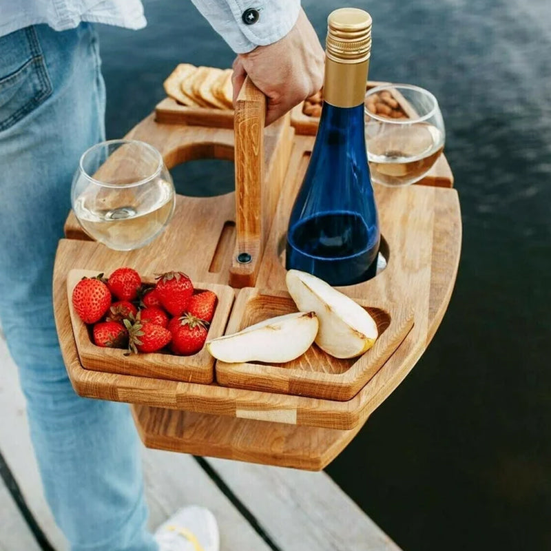 SipBoard | Klappbarer Picknicktisch aus Holz für Outdoor Aktivitäten 3