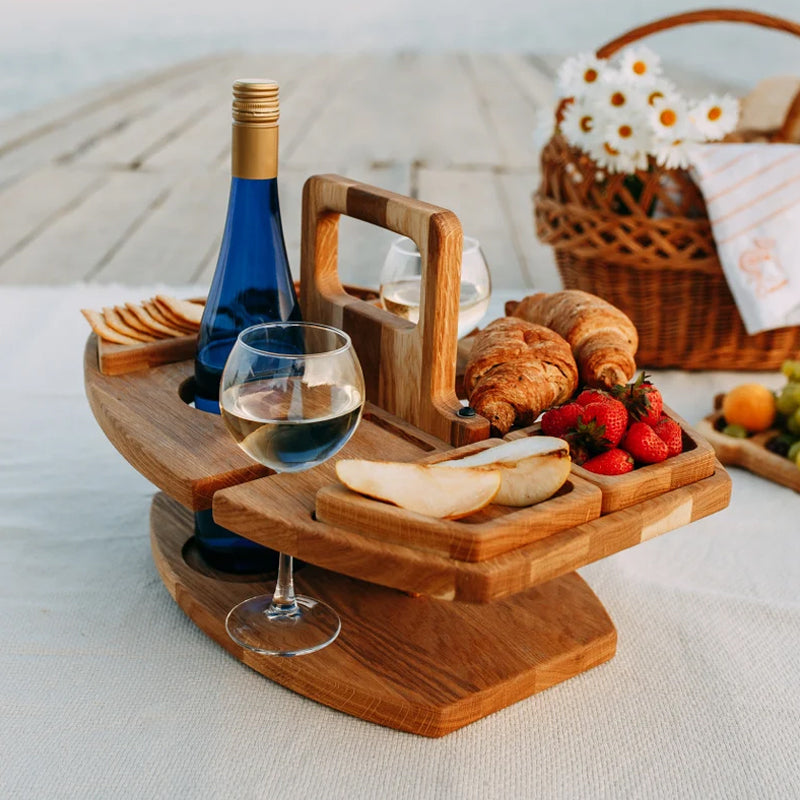 SipBoard | Klappbarer Picknicktisch aus Holz für Outdoor Aktivitäten 6
