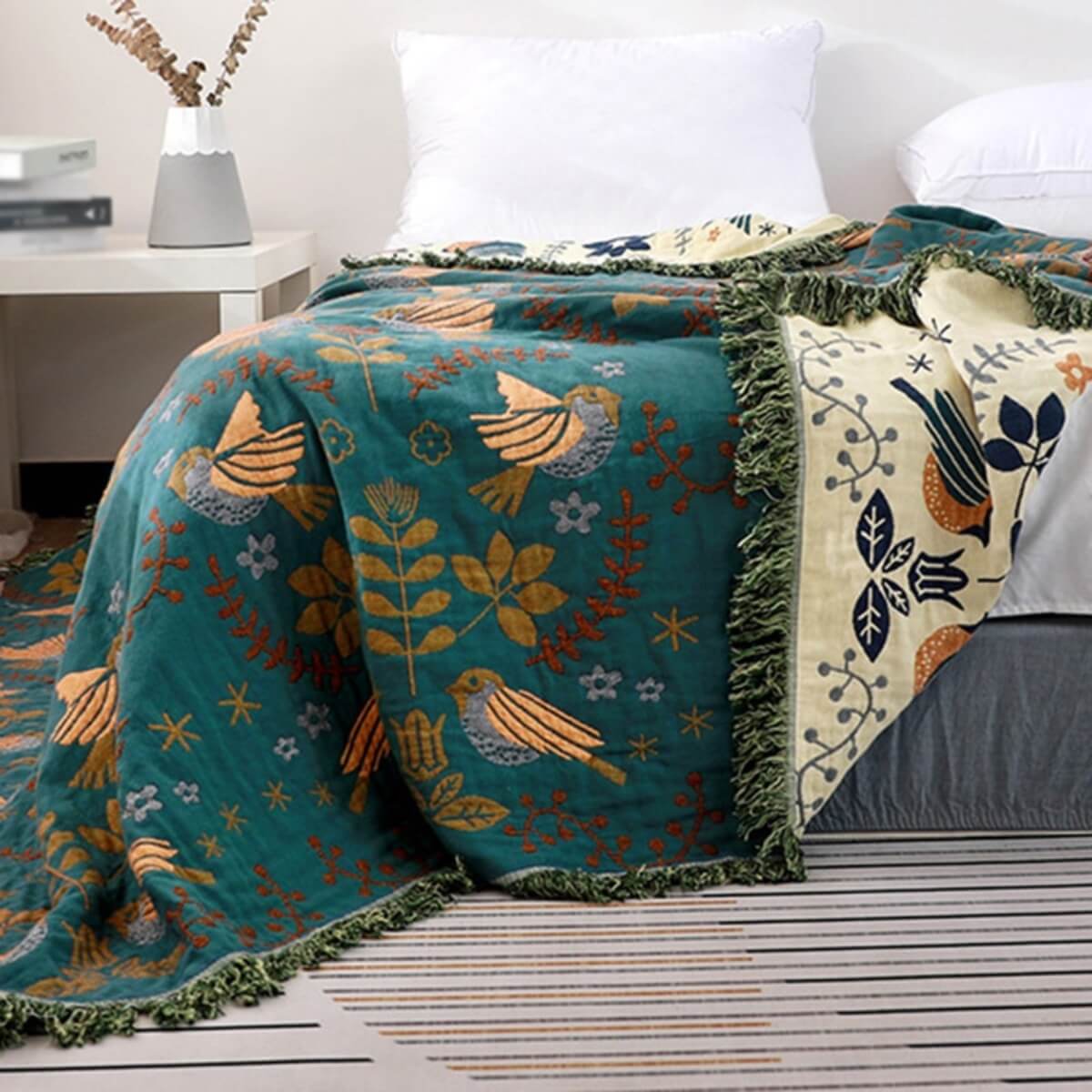 Skandinavische Kuscheldecke | Stylisches Wohnaccessoire 130x170 cm 4