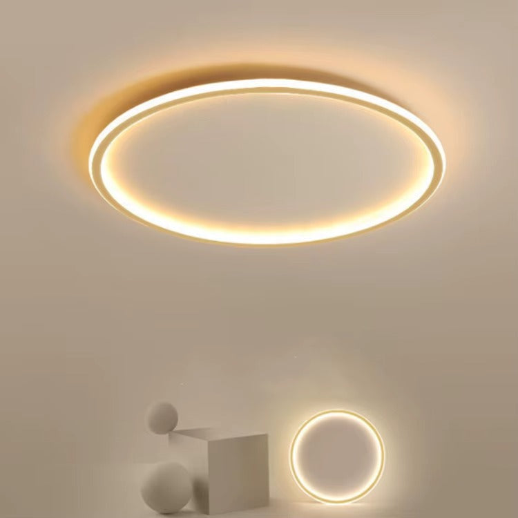 Skandinavische LED Deckenlampe | Runde Deckenleuchte Schwarz 3