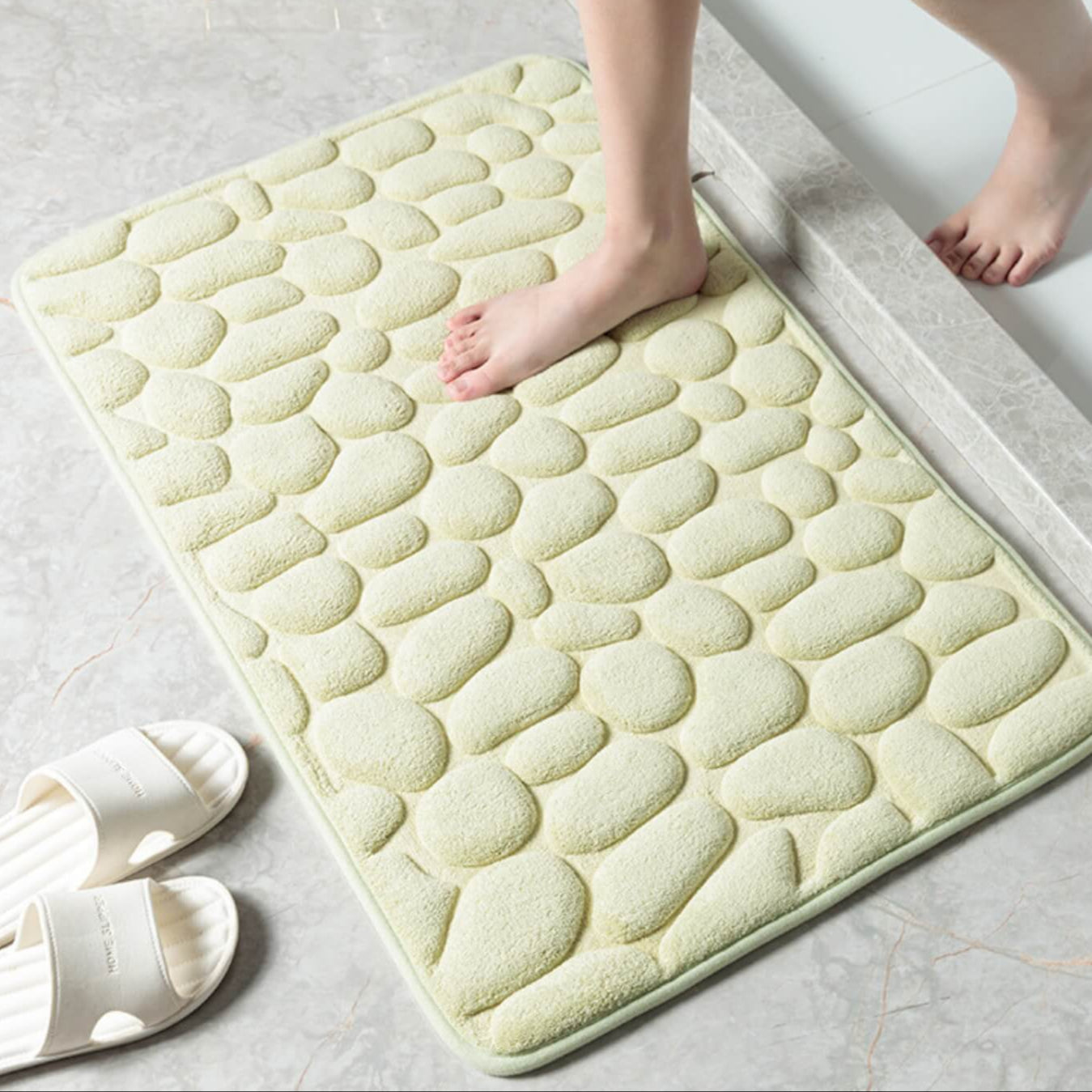 StoneySteps | Antislip Badmat mit Kasseienstruktur 7