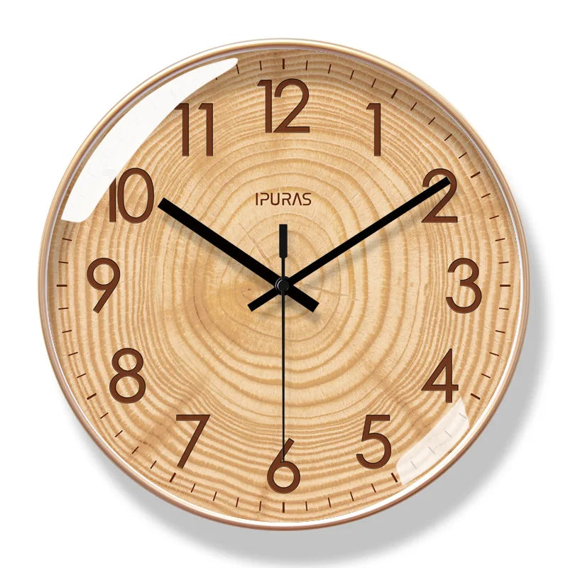 TimeWisp | Retro Elegante Wanduhr aus Holz 5