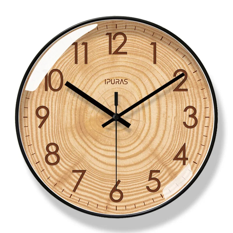 TimeWisp | Retro Elegante Wanduhr aus Holz 6