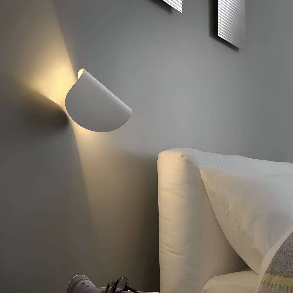 Twist | Drehbare LED Wandleuchte Schwarz aus Metall 4