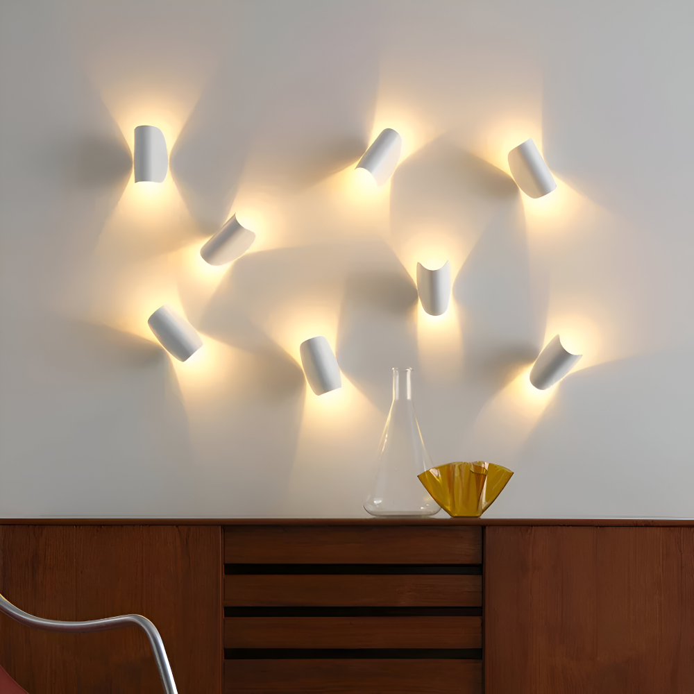 Twist | Drehbare LED Wandleuchte Schwarz aus Metall 7