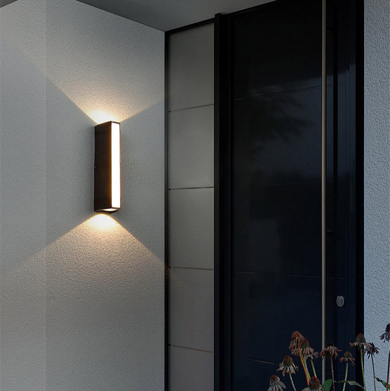 Elegante Aluminium Außenwandleuchte | Wasserdicht, Energieeffiziente LED Wandleuchte für Garten und Terrasse-6