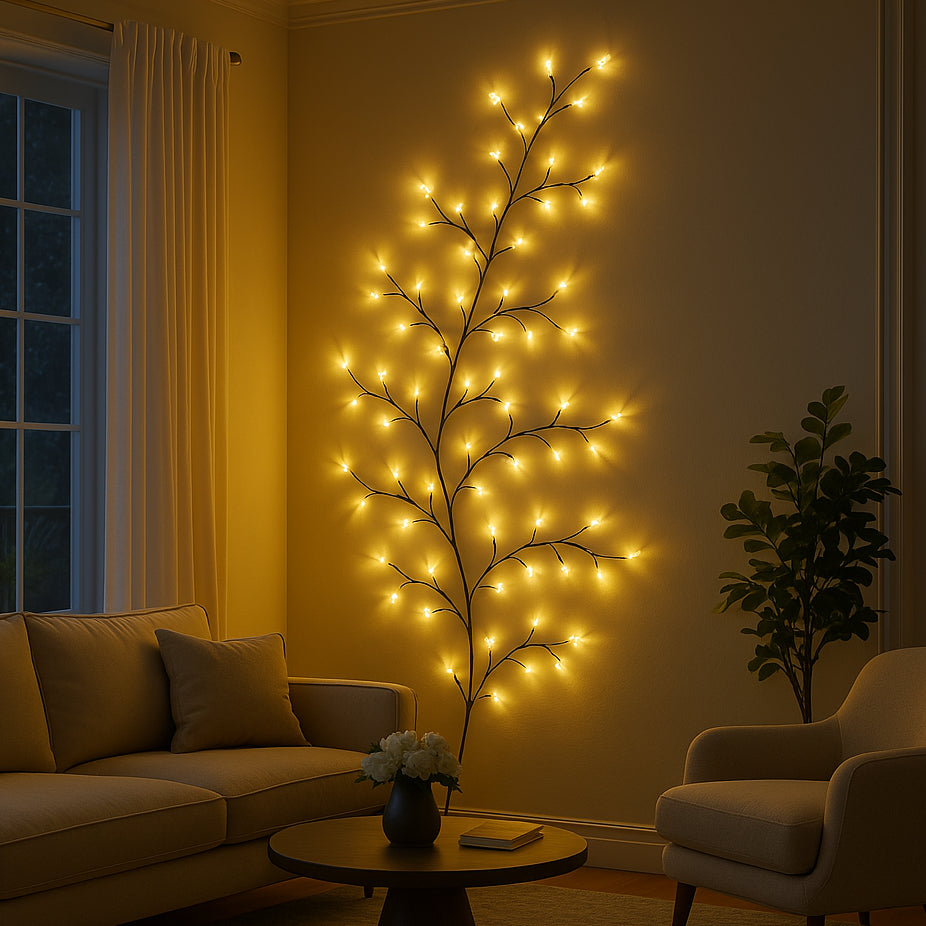 Verzauberte Weidenrebe | LED Lichterkette mit Fernbedienung 2
