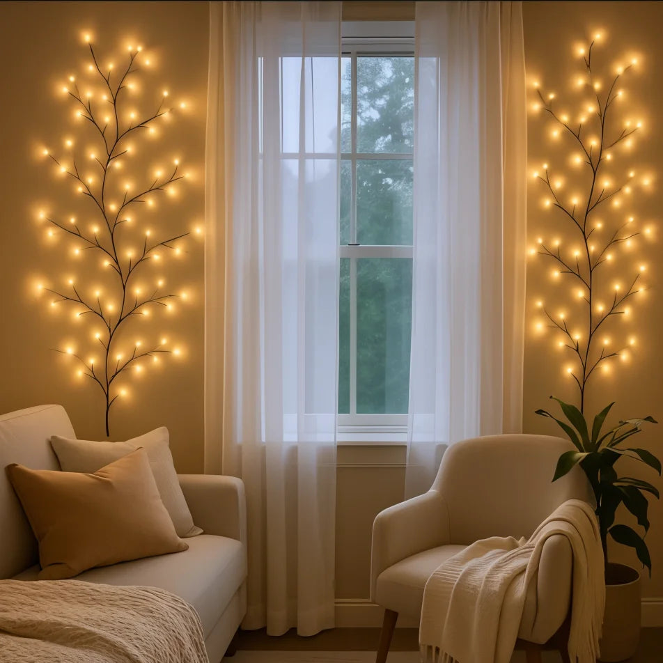 Verzauberte Weidenrebe | LED Lichterkette mit Fernbedienung 5