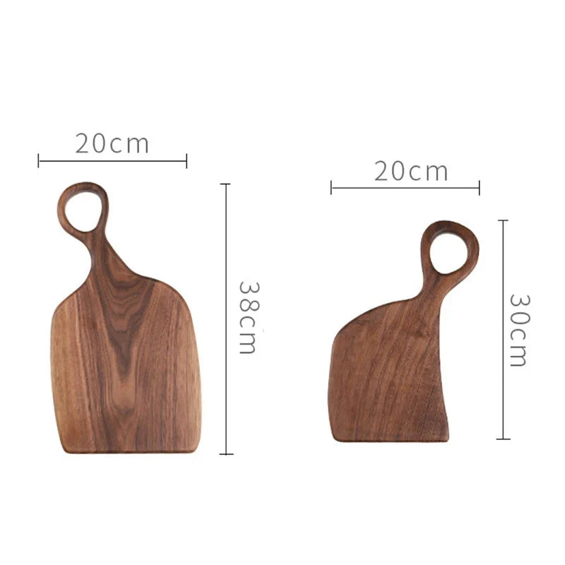 Walnuss Schneidebrett Set | Hochwertige Holzbrett Küche 5