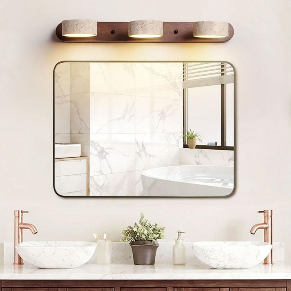 Wandleuchte Travertin | Moderne Wandlampe mit Schalter LED 2