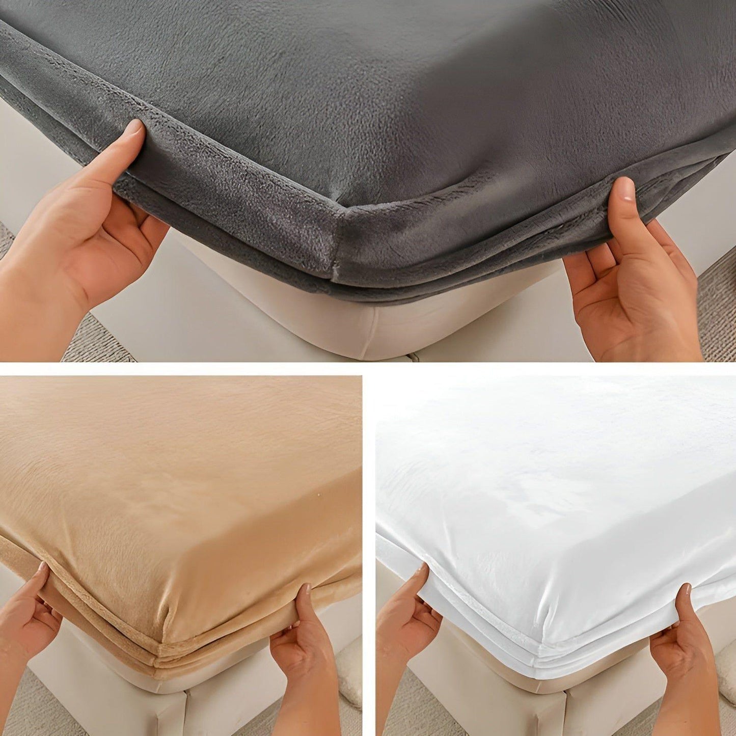 WarmVelvet Set | Luxuriöses Samt-Spannbettlaken und Kissenbezüge 6