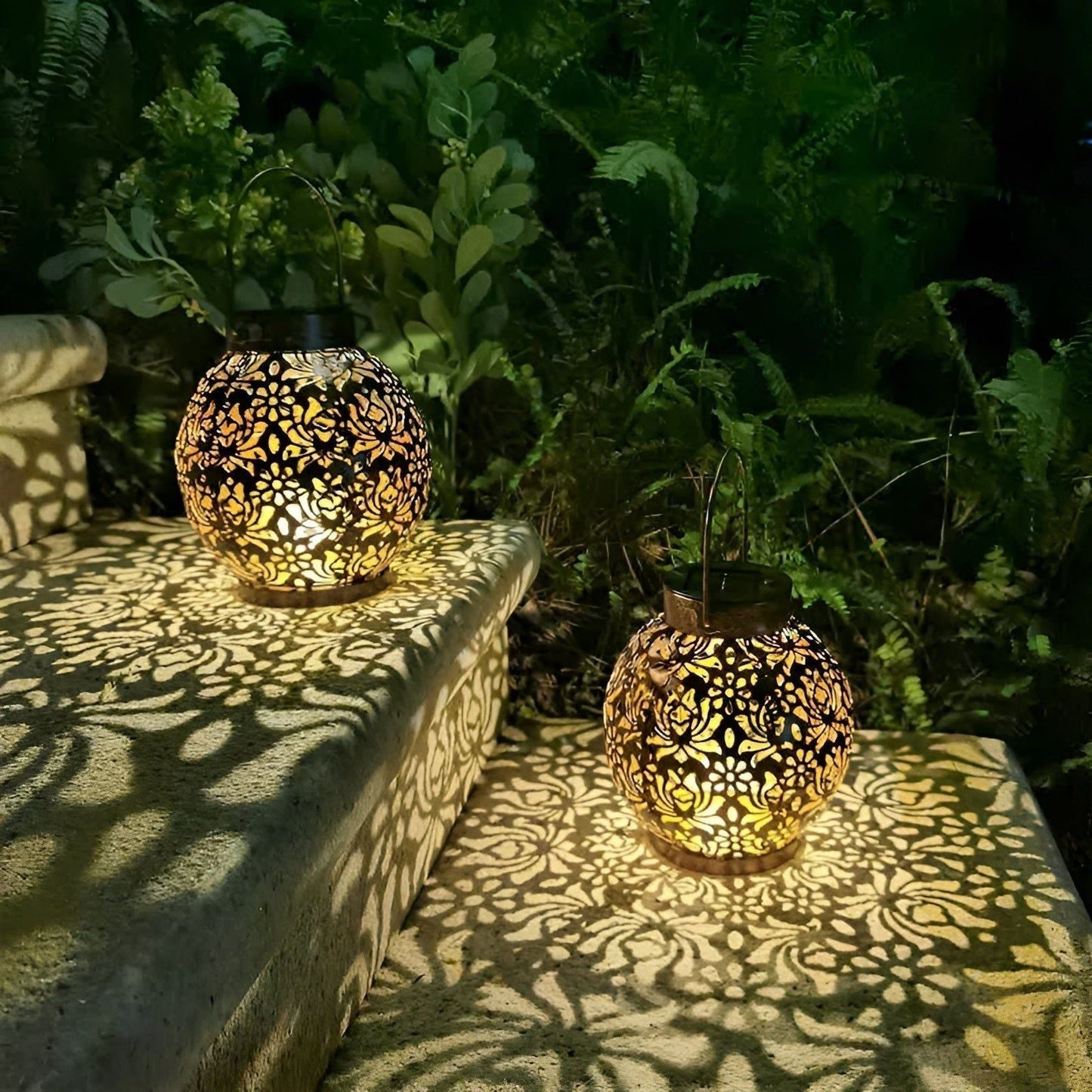 Wasserdichte LED-Hängelampe | Solarlampe für Garten 1