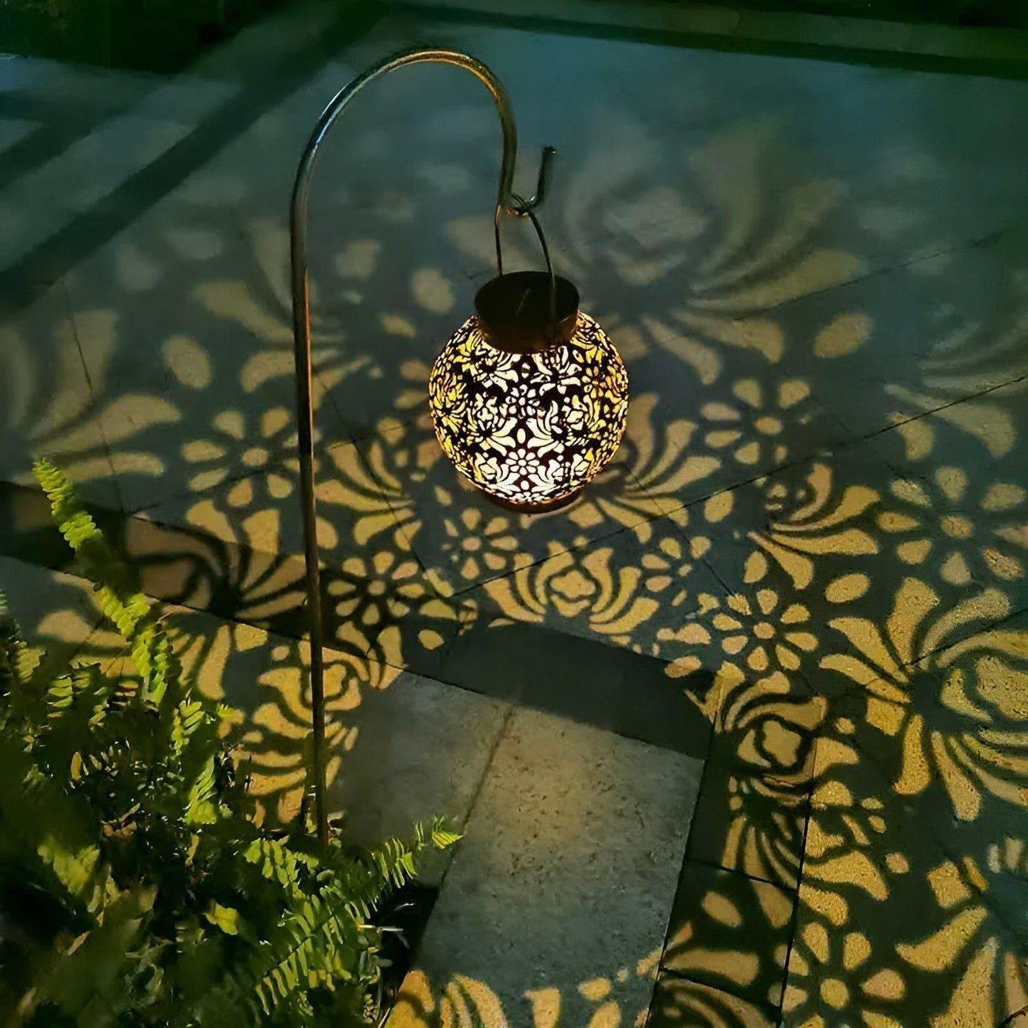 Wasserdichte LED-Hängelampe | Solarlampe für Garten 2