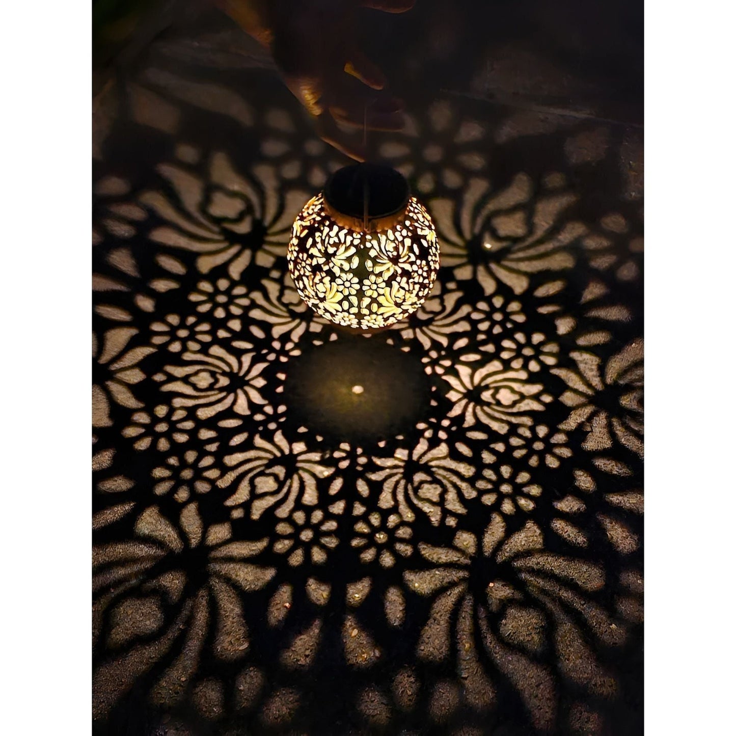 Wasserdichte LED-Hängelampe | Solarlampe für Garten 6