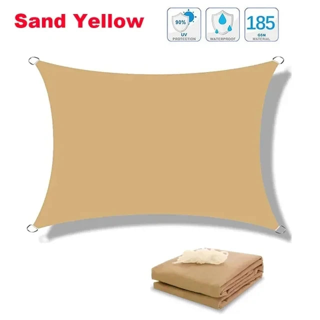 Wasserdichtes Sonnensegel Rechteckig | Sonnenschutz für Terrasse, Balkon 7