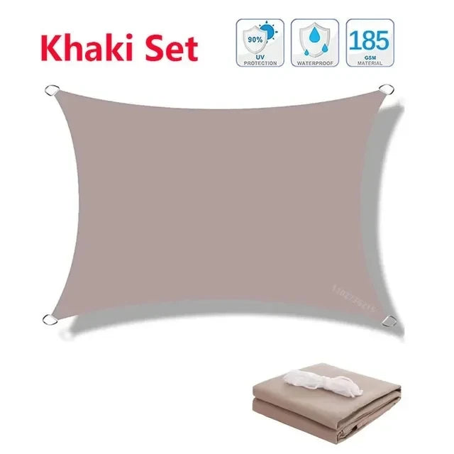 Wasserdichtes Sonnensegel Rechteckig | Terrassen- und Balkonschutz 10