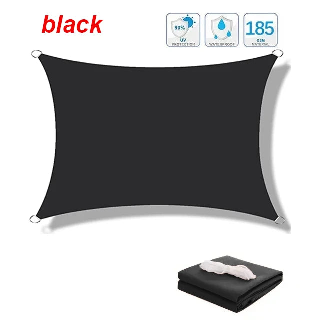 Wasserdichtes Sonnensegel Rechteckig | Terrassen- und Balkonschutz 14