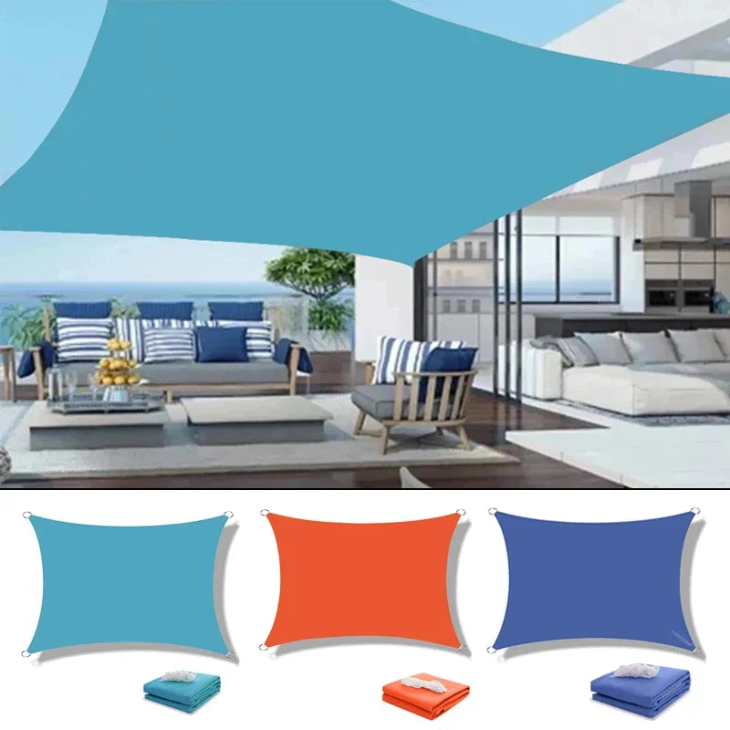 Wasserdichtes Sonnensegel Rechteckig | Terrassen- und Balkonschutz 4