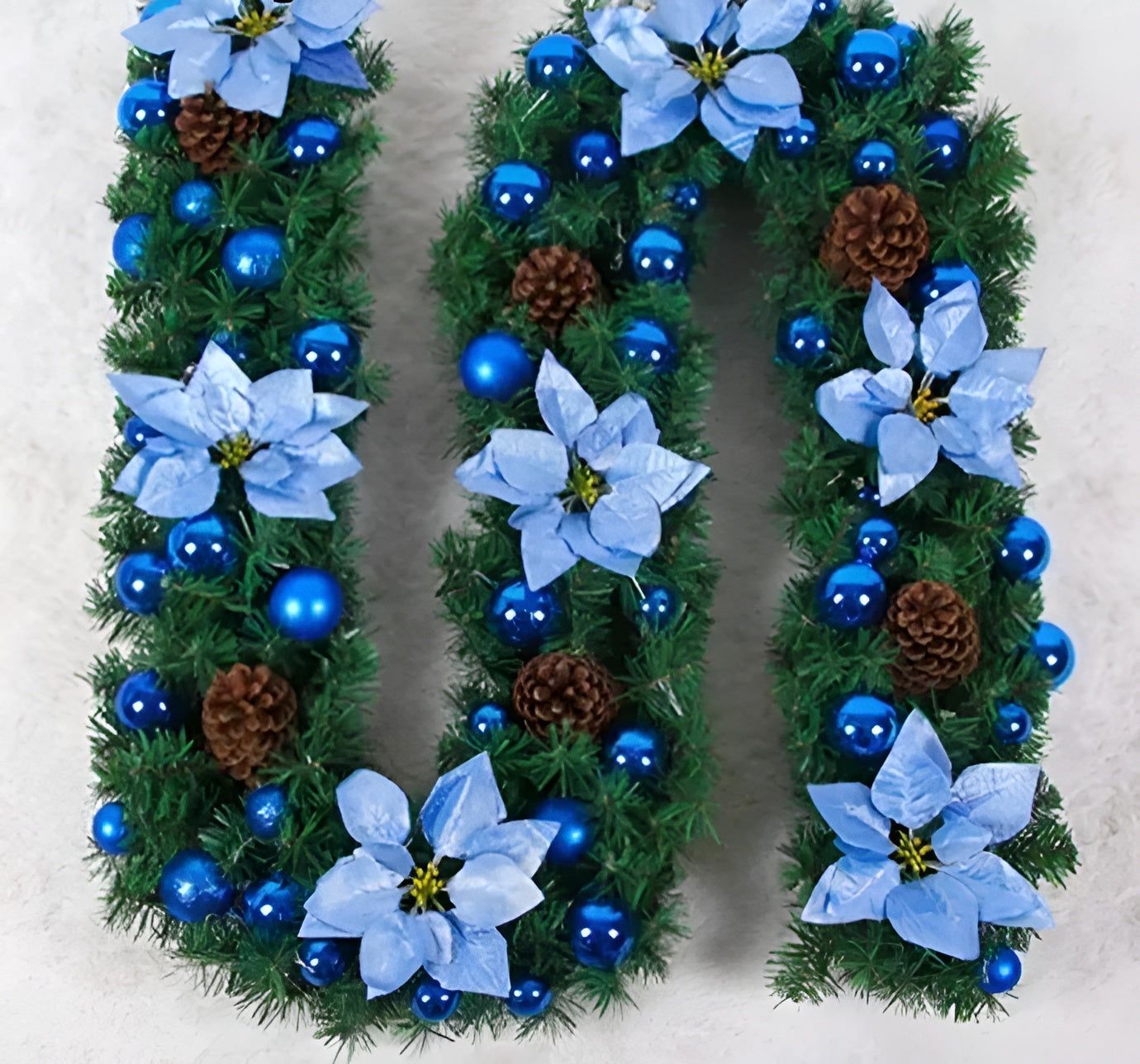 Weihnachtsgirlande Mit Beleuchtung | Rattan-Deko 270 cm 8