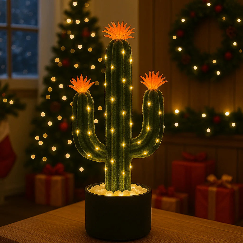 Wüstenblüten-Kaktuslampe | LED Tischleuchte 1