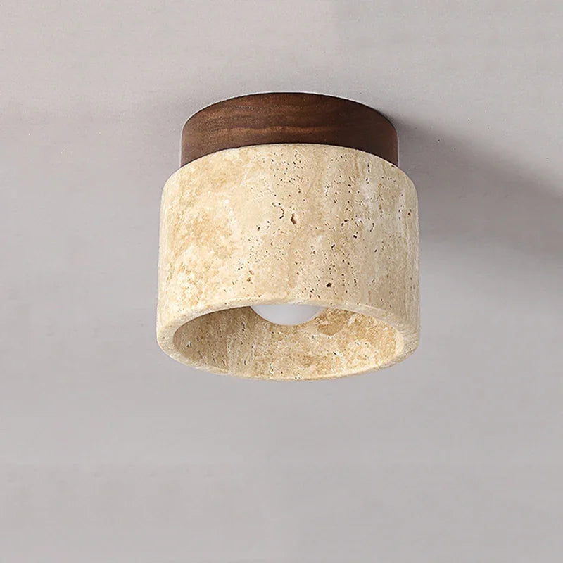 Variant image for Kreative Japanische Deckenlampe im Creme-Stil | Minimalistische LED Deckenleuchte für Wohnzimmer und Schlafzimmer-1