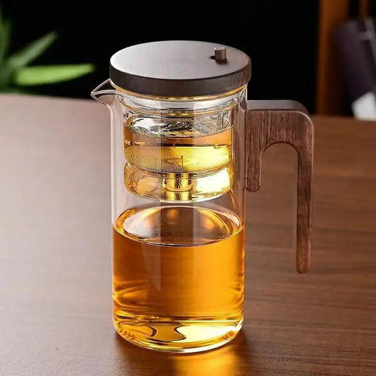 Zensteep | Elegante Teekanne aus Borosilikatglas mit Infuser 0