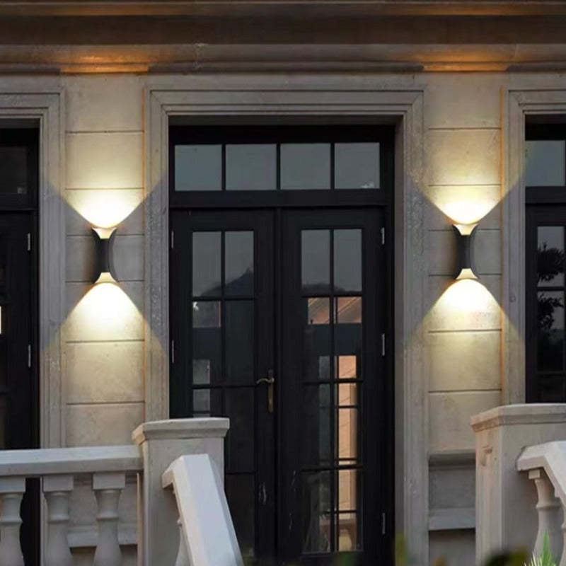 Elegante Wasserdichte LED Wandleuchte Außen aus Aluminium | Energieeffiziente Beleuchtung für Terrassen und Veranden-6