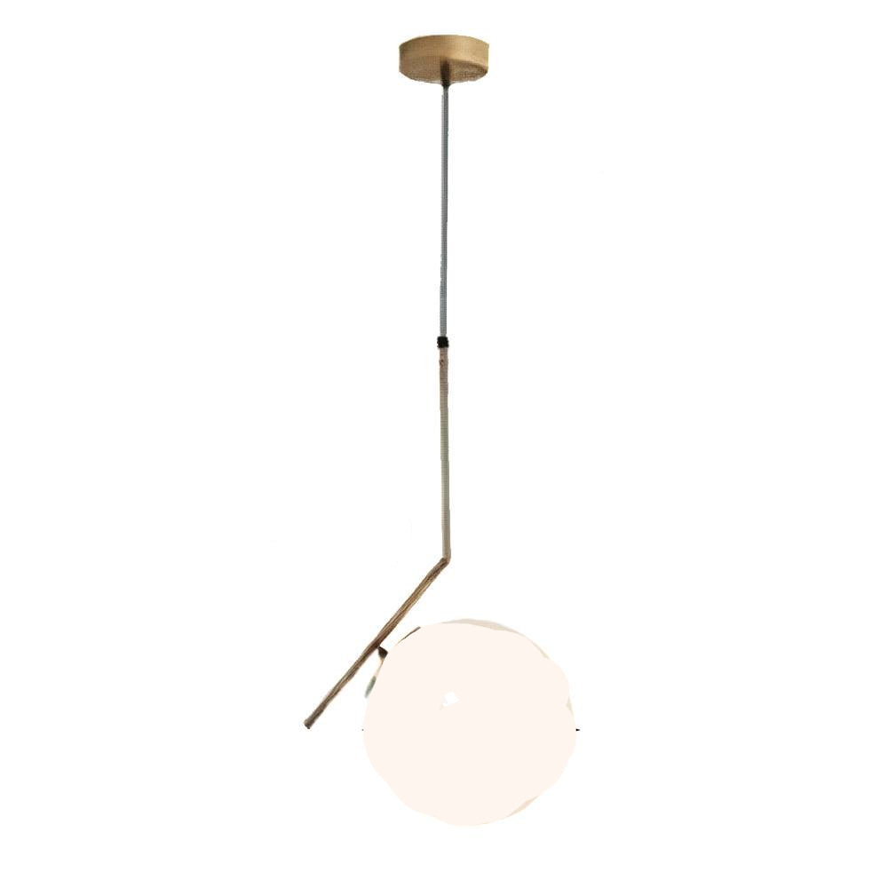 Variant image for Elegante Pendelleuchte | Hängelampe Messing 15 cm Metall-4