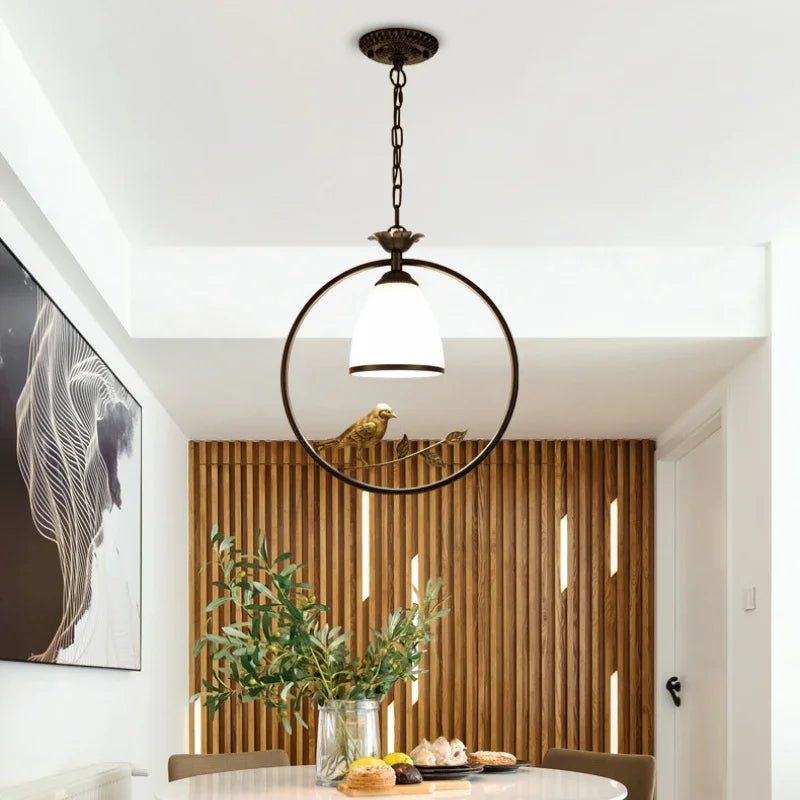 GlassAura |  Moderner Kronleuchter aus Glas & Eisen