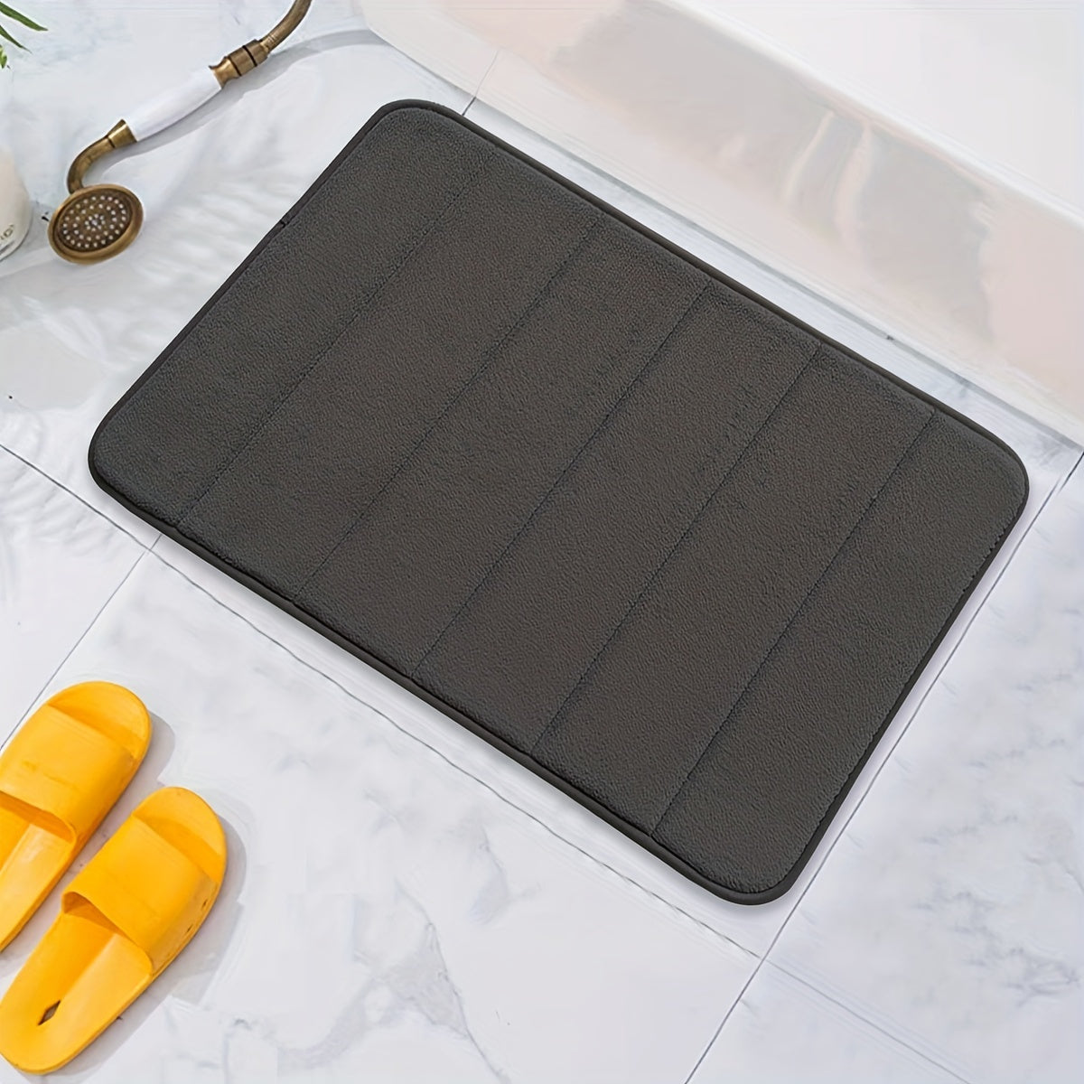 Livia | Antirutsch-Badematte für Badezimmer Komfort 1