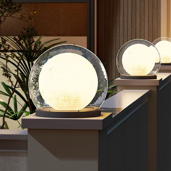 Variant image for Elegante Solar-Säulenleuchte aus Edelstahl – IP65 Wasserdicht, Warmes Licht 3000K für Garten und Wege, 20-40cm Größen-4