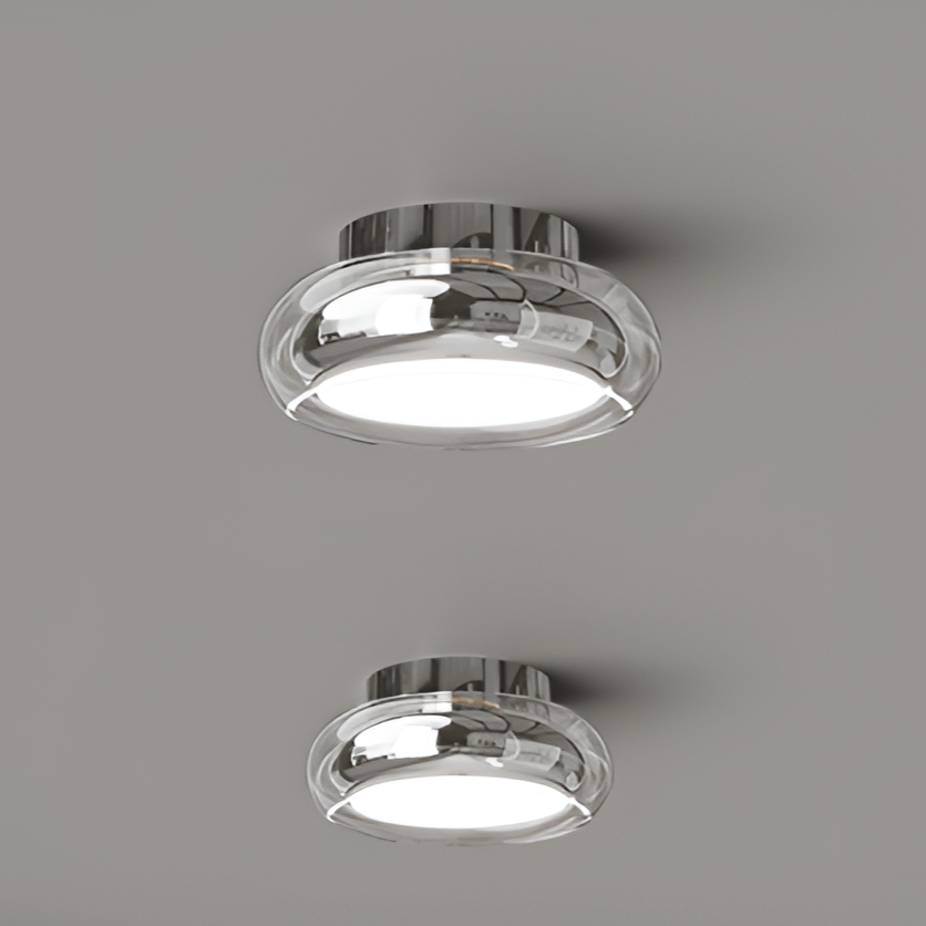 Vintage Acryl LED-Deckenleuchte – Kompakte Deckenlampe für Wohnzimmer und kleine Räume mit warmem Licht-6