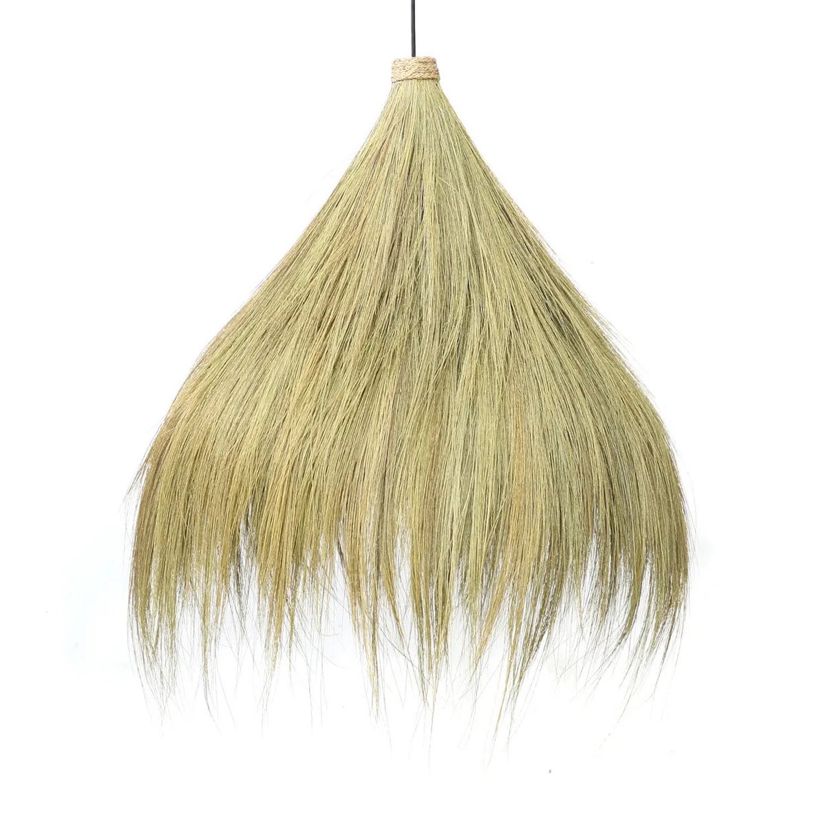 Rayung Hut Pendelleuchte – Natürliche Hängelampe aus Grasfaser, warmes Licht & Boho-Design für Wohn- & Essbereiche