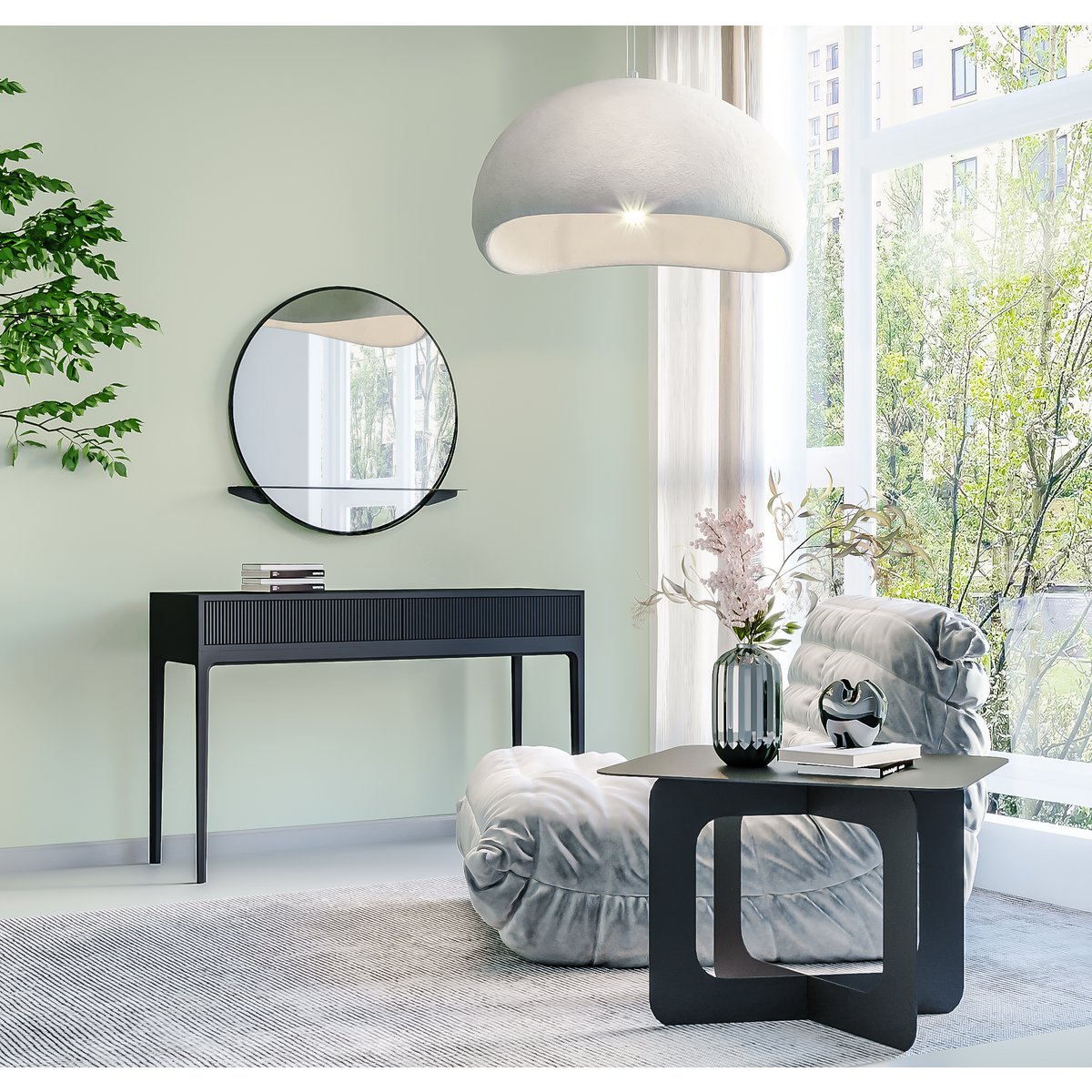 Gorillz Wandspiegel Alien 60 – Zeitloses Design trifft auf Funktion
