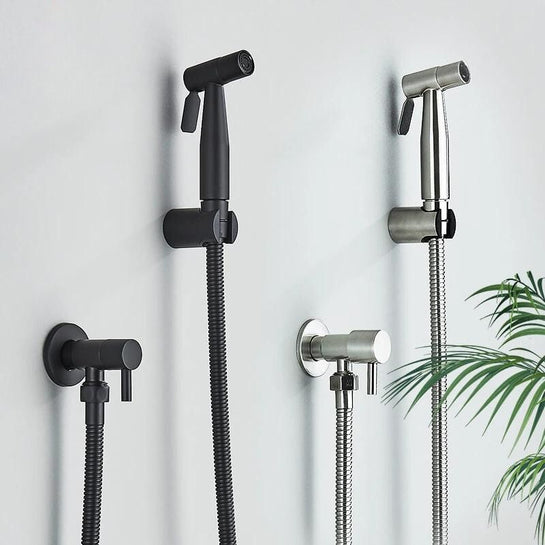 PureFlow | Bidet Handbrause aus Edelstahl mit 1,2m Schlauch 2