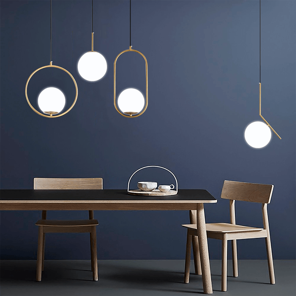 Elegante Pendelleuchte | Hängelampe Messing 15 cm Metall 4
