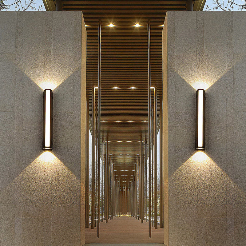 Variant image for Elegante Aluminium Außenwandleuchte | Wasserdicht, Energieeffiziente LED Wandleuchte für Garten und Terrasse-1