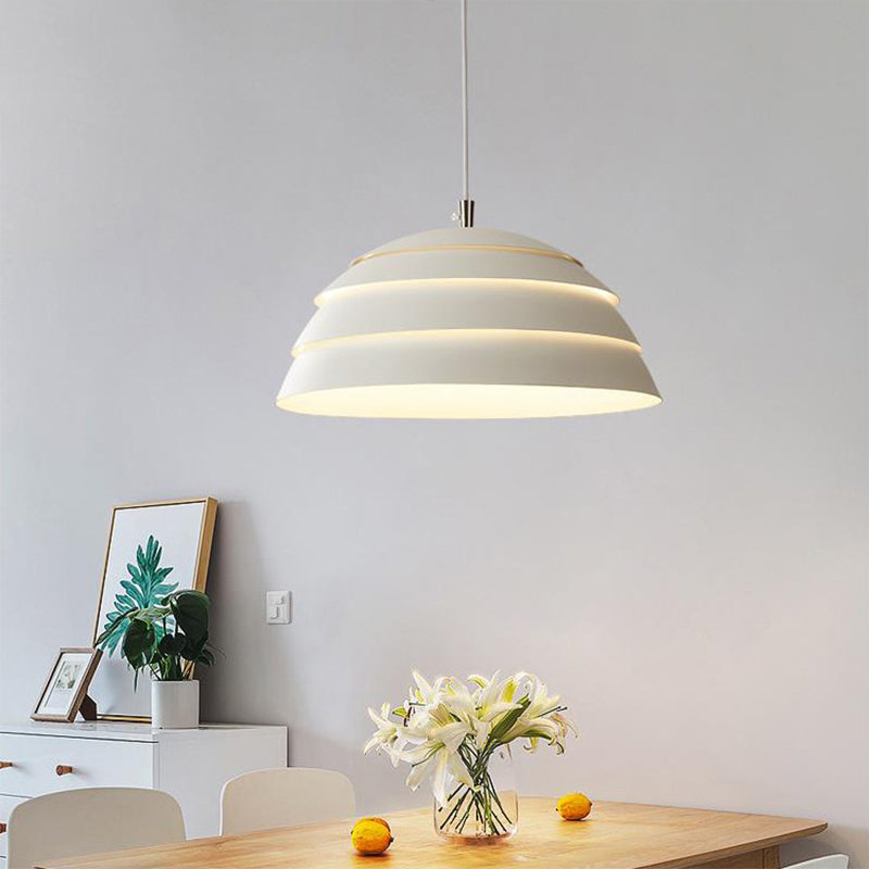 Dome Pot | Pendelleuchte Grau 39 cm Eisen/Aluminium 4