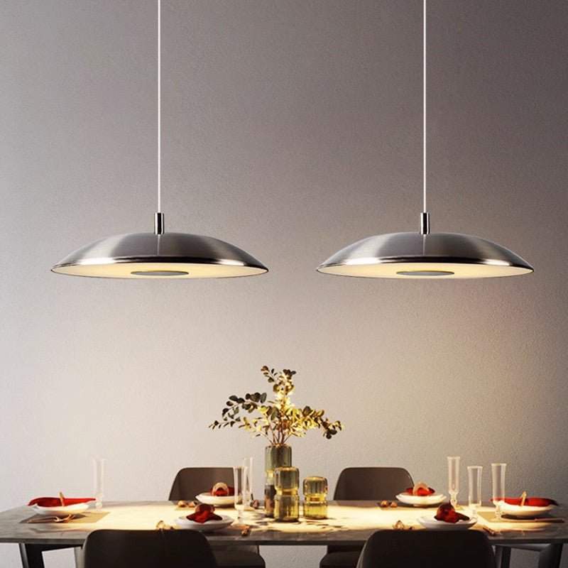 LED Pendelleuchte | Hängeleuchte Schwarz Ø30 cm Eisen 2
