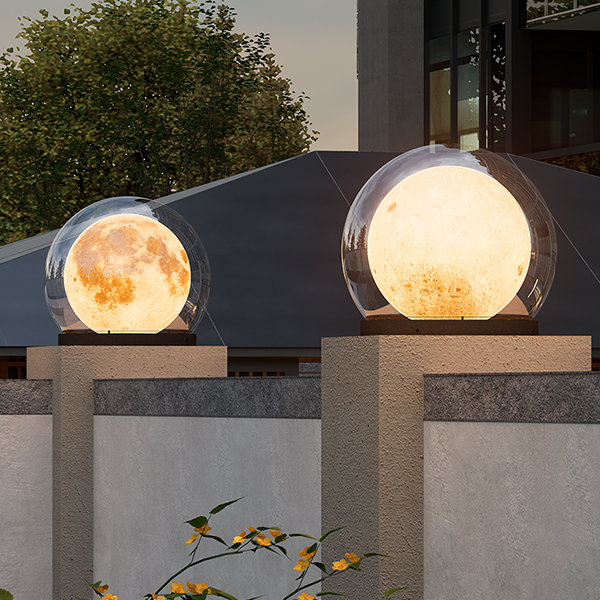 Variant image for Elegante Solar-Säulenleuchte aus Edelstahl – IP65 Wasserdicht, Warmes Licht 3000K für Garten und Wege, 20-40cm Größen-3