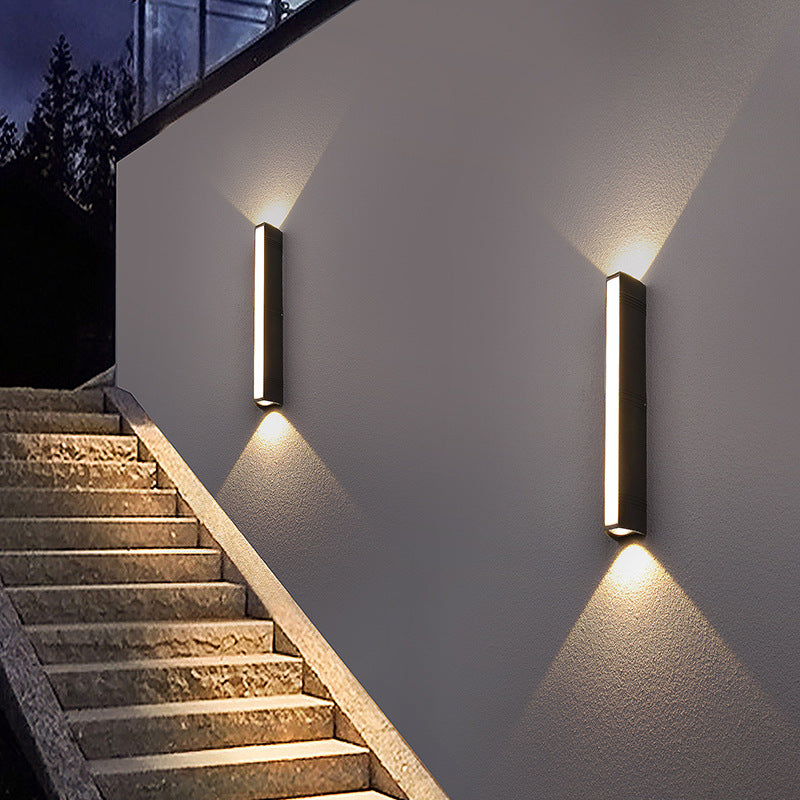 Elegante Aluminium Außenwandleuchte | Wasserdicht, Energieeffiziente LED Wandleuchte für Garten und Terrasse-2